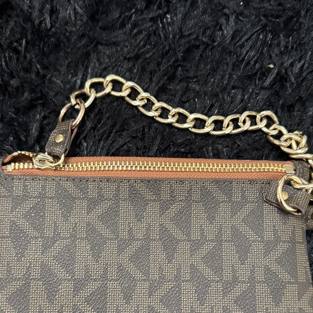 Michael Kors Brown and Tan Crossbody Bag - Picture 5 of 5